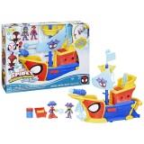 SPIDEY SI PRIETENII LUI UIMITORI MARVEL WATER WEBS NAVA PIRATILOR CU BULE