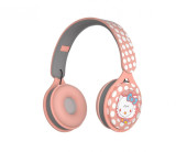 Casti audio wireless pentru copii, cu personaje animate Hello Kitty, roz OMC, Casti Over Ear