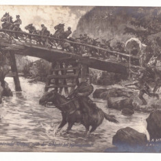 4772 - SIBIU, Military, Bridge, Romania - old postcard, real PHOTO - unused