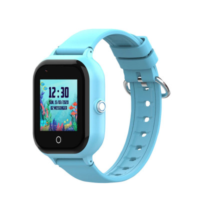 Ceas Smartwatch Pentru Copii, Wonlex KT24, Albastru, Nano SIM, 4G, Pedometru, Monitorizare, Camera, Contacte, Apel SOS foto