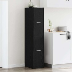 Gossi dulap de farmacie, stejar negru, 30x41x144,5 cm, lemn prelucrat