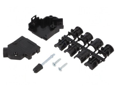 Adaptor Conector D-Sub 9 Pin 45&amp;deg; cu Șuruburi foto