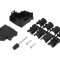 Adaptor Conector D-Sub 9 Pin 45&deg; cu Șuruburi