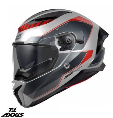 Casca integrala pentru scuter - motocicleta Axxis Panther SV Gale A5 rosu mat (ochelari soare integrati) &amp;ndash; tip viziera: MT-V-31B &amp;ndash; DKS429 M (57/58cm) foto