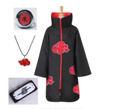 Set roba/costum/pelerina/+ bandana+ inel+medalion cosplay/anime Naruto foto