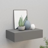 Gossi dulap de perete cu sertare, gri, 40x23,5x10 cm, mdf