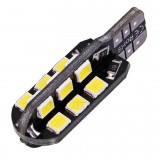 20 X Bec Auto Led T10 2835 Cu 24 SMD 5W Alb 12V CanBus JSUN01 ( Pret / 20 Buc ) 090221-16, General