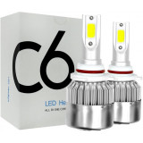 Cumpara ieftin Set 2 LED-uri Auto Techstar&reg; C6, 9005, 36w, 3800 Lumeni, 6500K, AUTO, 12-24 Volti, COB
