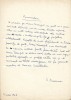 A3453N Document scris și semnat olograf de Sami Damian referitor la Maria Tarangul, 1968