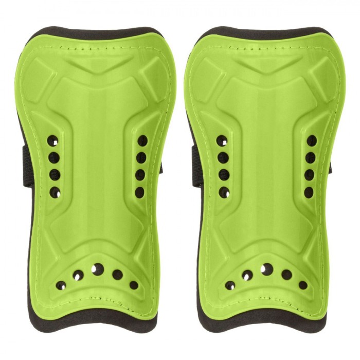 Aparatori Tibie Fotbal, Model Universal, Culoare Verde Lime, Ajustare Elastică 18 cm, Set 1 Pereche