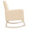 Scaun balansoar, crem, material textil - 5