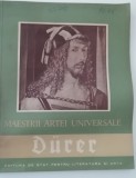myh 310s - Maestrii artei universale - Adina Nanu - Albrecht Durer - ed 1957