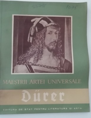 myh 310s - Maestrii artei universale - Adina Nanu - Albrecht Durer - ed 1957 foto