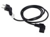 Cablu CEE 7/7 ştecăr unghi 90&deg; IEC C13 mamă PVC, Lanberg