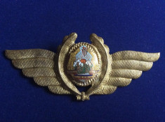 INSIGNA MILITARA - CUC - COIFURA - RSR - SUBOFITER AVIATIE (varianta mijlocie) foto