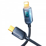 Joyroom USB C - Cablu Lightning 20W Cu Afișaj De Putere De &icirc;ncărcare 1,2 M Negru (S-CL020A4)
