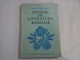 SINTEZE DE LITERATURA ROMANA - coordonator Constantin CRISAN
