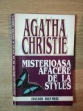 MISTERIOASA AFACERE DE LA STYLES de CHRISTIE AGATHA , Bucuresti 1995