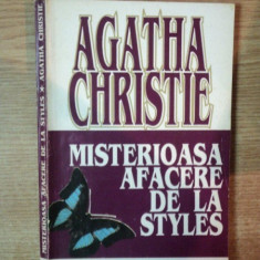 MISTERIOASA AFACERE DE LA STYLES de CHRISTIE AGATHA , Bucuresti 1995