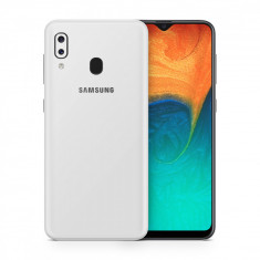 Skin Samsung Galaxy A20 (set 2 folii) ALB MAT foto