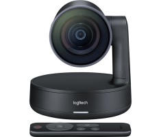 CAMERA web LOGITECH Rally Camera, 4K UHD rez 3840 x 2160, USB 3.0, negru, &quot;960-001227&quot; (timbru verde 0.18 lei)