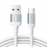 Cablu USB Joyroom - USB C 3A Pentru &icirc;ncărcare Rapidă și Transfer De Date Seria A10 1,2 M Alb (S-UC027A10) S-UC027A10W