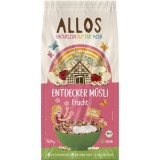 Musli Bio cu Fructe si Ovaz Allos pentru Copii, 400g, 50% mai putin zahar