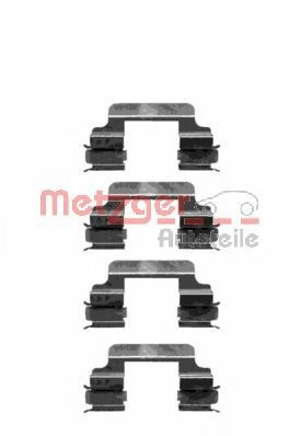 Set accesorii, placute frana PEUGEOT 407 SW (6E) (2004 - 2016) METZGER 109-1231 foto