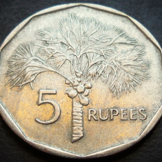 Moneda exotica 5 RUPII / RUPEES - Insulele SEYCHELLES, anul 1982 * cod 4323