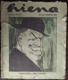 REVISTA HIENA an 4 nr 1 (20 octombrie 1923) [texte PAMFIL SEICARU / desene POPA]