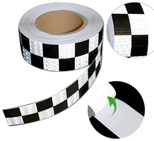 Banda reflectorizanta tip fagure TAXI 6cm x 25m AL-220219-3 Banda reflectorizanta tip fagure TAXI 6cm x 25m AL-220219-3