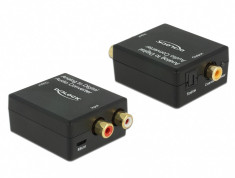 Convertor audio analog RCA la digital S/PDIF HD, Delock 63468