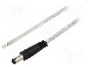 Cablu alimentare DC, cabluri, DC 5,5/2,5 mufa, transparent, 2m, BQ CABLE - DC.CAB.8600.0200