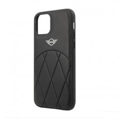 Husa Originala Mini Cooper Stitched Crossing Lines iPhone 11 Pro - MIHCN58LECRBK