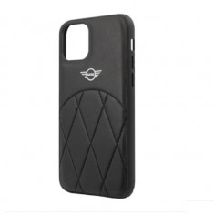 Husa Originala Mini Cooper Stitched Crossing Lines iPhone 11 Pro - MIHCN58LECRBK