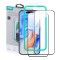 Folie pentru iphone 15 plus set 2 buc esr tempered glass, black