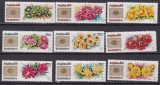 Fujeira 1969 flori MI 381-389 MNH, Nestampilat