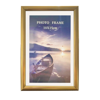 Rama foto Otis, de birou, format foto 10x15 cm, design clasic, cadru auriu foto