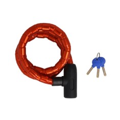 Cablu antifurt cu cheie Oxford Barrier 1.4m, rosu