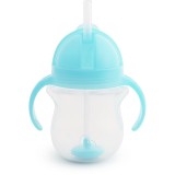 Munchkin Click Lock&trade; Tip &amp; Sip ceasca cu pai cu greutăți Blue 6 m+ 207 ml