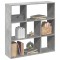 vidaXL Bibliotecă/separator cameră gri beton 102x29x103,5 cm lemn 858051