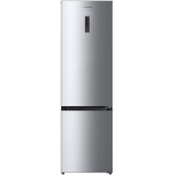 Combina frigorifica Heinner HCNF-HM377INVXC, 377 l, No Frost, Clasa C, Lumina LED, Alarma usa deschisa, Functie ECO, Culoare Inox