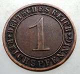 B.184 GERMANIA WEIMAR 1 REICHSPFENNIG 1933 A