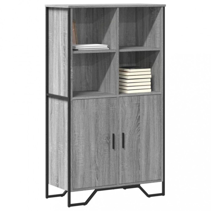 vidaXL Dulap &icirc;nalt, gri sonoma, 79,5x35,5x137,5 cm, lemn prelucrat 3295310