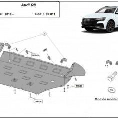Scut motor metalic Audi Q8 2018-prezent