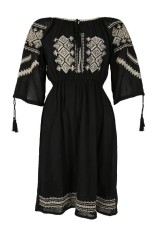 Rochie traditionala dama,10 , marime S, negru