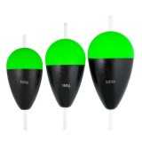 Set plute pescuit la somn K170797S, 3 buc/set, 100g/150g/200g, Baracuda