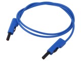 Cablu de măsurare HIRSCHMANN 60VDC 30VAC 16A 1m albastru cod 973646102