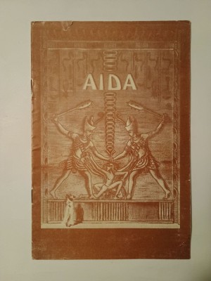 Caiet program Aida, Teatrul de Operă și Balet al R.P.R., 1960 foto