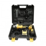 Polizor unghiular cu acumulator lithium 21V/4Ah, motor fara perii (brushless), 3 trepte de viteza, diametru disc 115mm Crownman